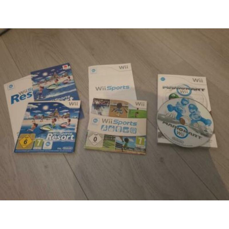 Nintendo wii compleet met mario spellen
