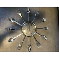 Keuken klok bestek Quartz