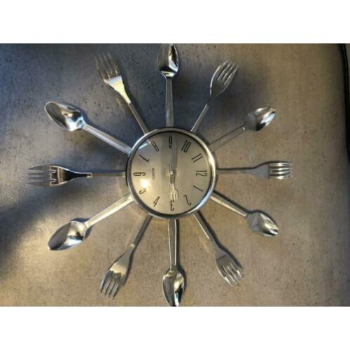 Keuken klok bestek Quartz