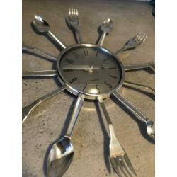 Keuken klok bestek Quartz