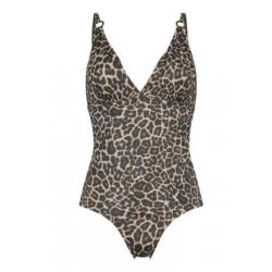 Hunkemöller badpak tijgerprint NIEUW met kaartjes mt 44