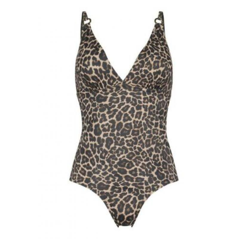 Hunkemöller badpak tijgerprint NIEUW met kaartjes mt 44