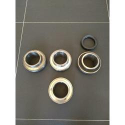 Te koop 4x lager Asmaat 75 mm