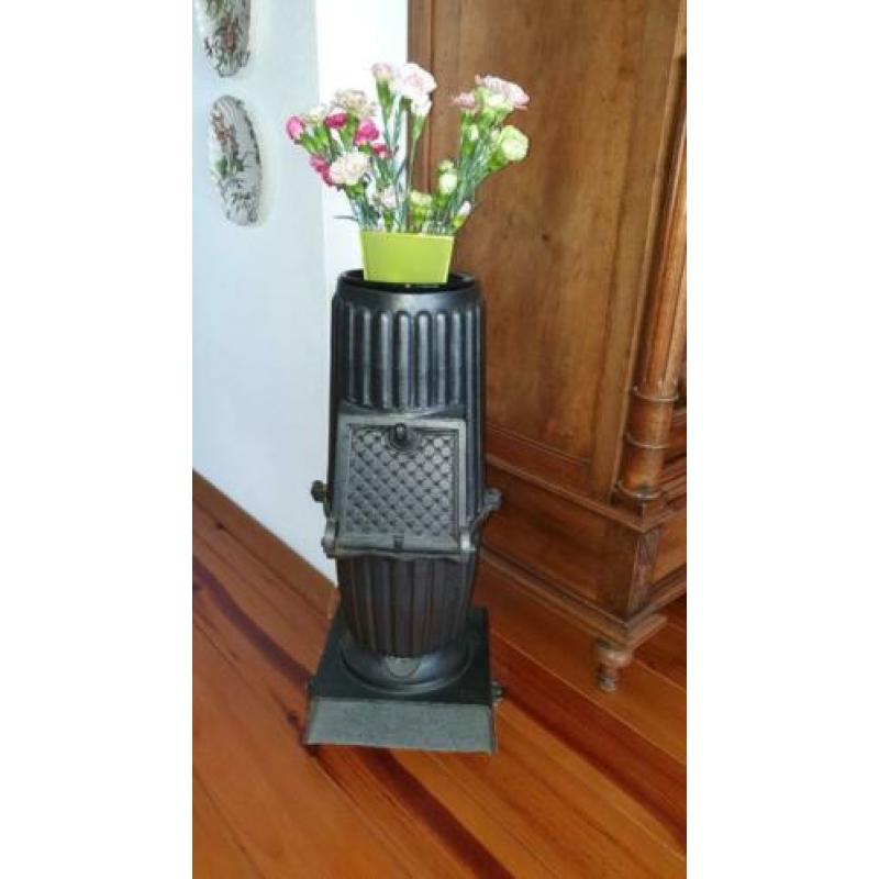 Antieke Decoratie gietijzer kachel