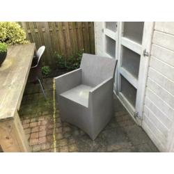Tuintafel + stoelen