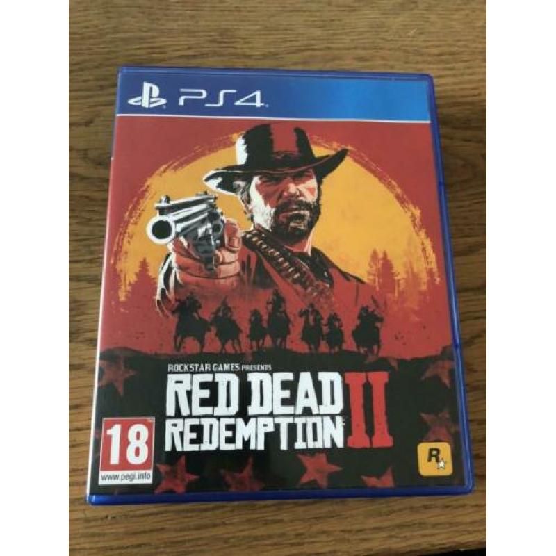 Te koop aangeboden ps4 red dead redemption 2
