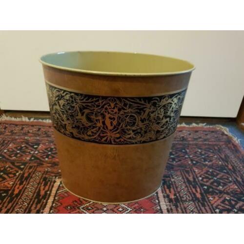 Tomado vintage metalen prullenbak