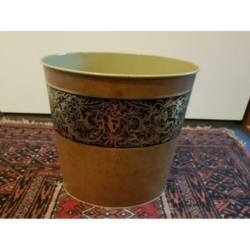 Tomado vintage metalen prullenbak
