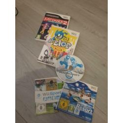 Nintendo wii compleet met mario spellen