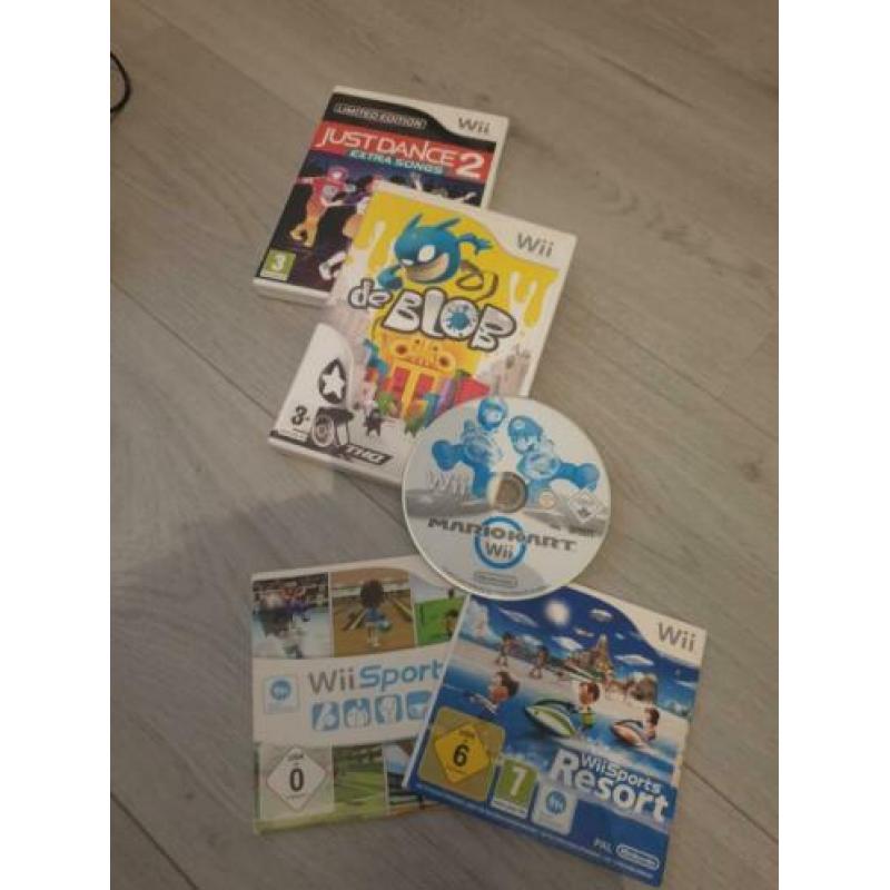 Nintendo wii compleet met mario spellen