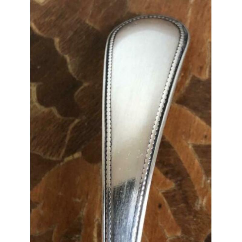 Antiek suikerschepje zilver suikerlepel lepel suiker schepje