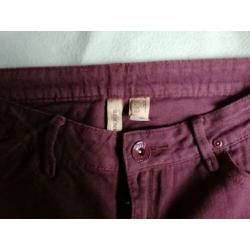 Mango Jeans size 40 plum colour