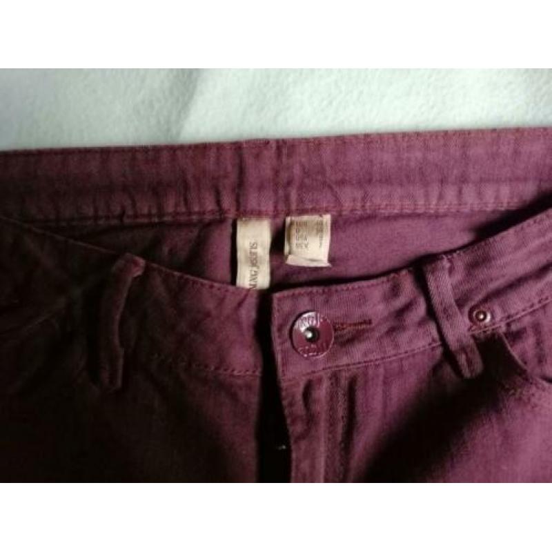 Mango Jeans size 40 plum colour