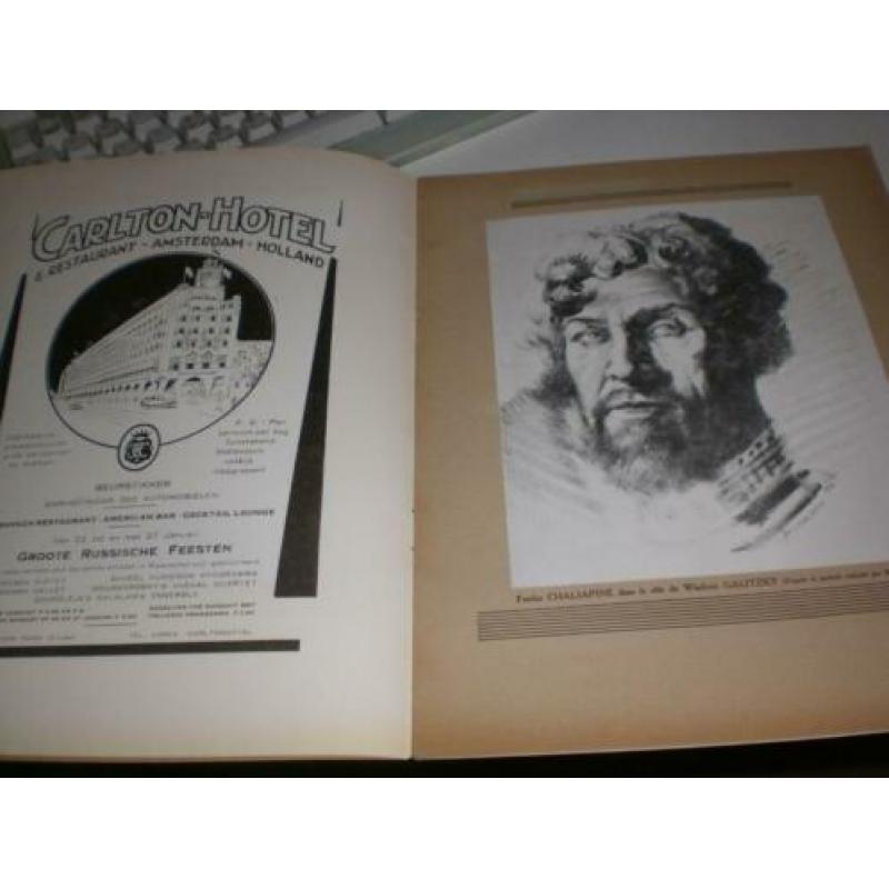 BIJZONDER programma Wagner vereniging, Boris Godounov 1932