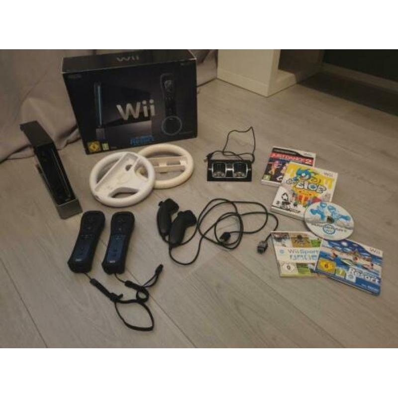 Nintendo wii compleet met mario spellen