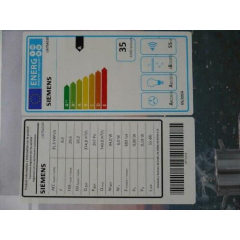 Afzuigkap SIEMENS LI67SA530 60 cm breed
