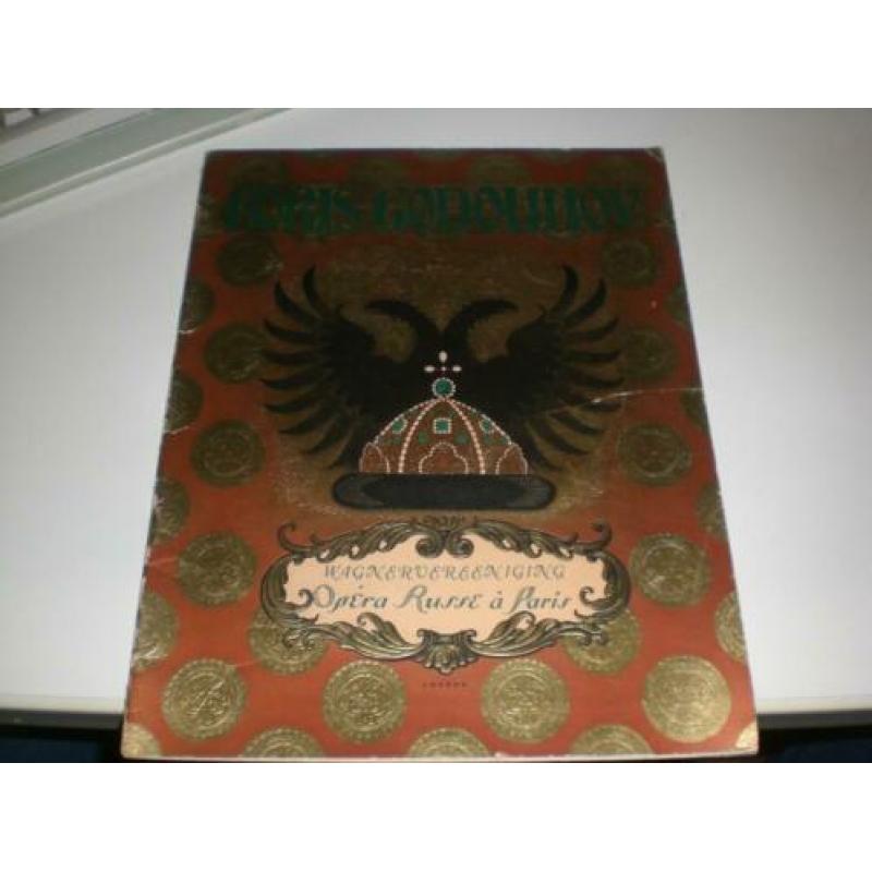 BIJZONDER programma Wagner vereniging, Boris Godounov 1932