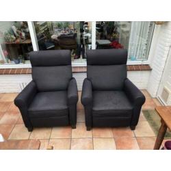2 stuks Ikea Muren relax fauteuils in prima staat.