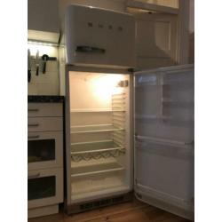 Smeg retro koelkast met vriezer