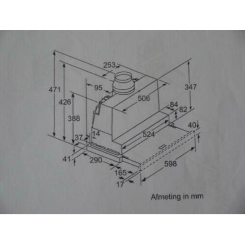 Afzuigkap SIEMENS LI67SA530 60 cm breed
