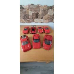 ferrari's 1:18 21 stuks ook los te koop