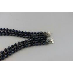 PAREL(zoetwaterparel) ketting/oorhanger-set