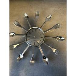 Keuken klok bestek Quartz