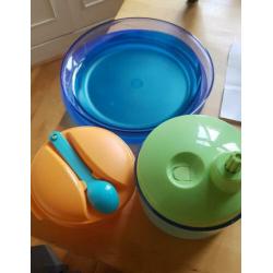 Verschillende Tupperware producten