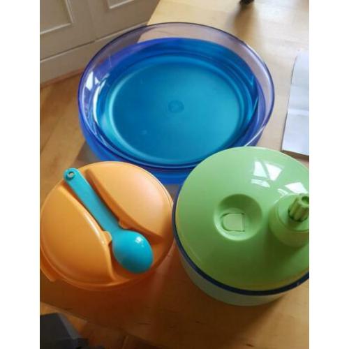 Verschillende Tupperware producten