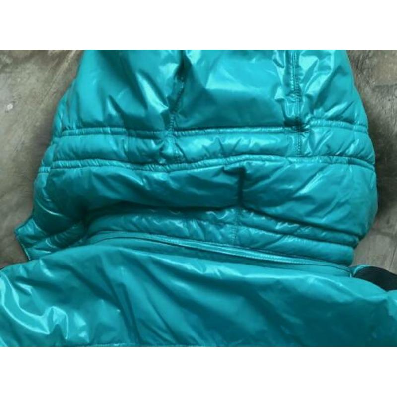 Lakjas ski Jack mint groen hoogglans als nieuw mt L nu voord