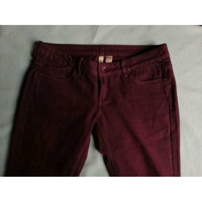 Mango Jeans size 40 plum colour