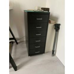 Helmer ikea ladekast zwart