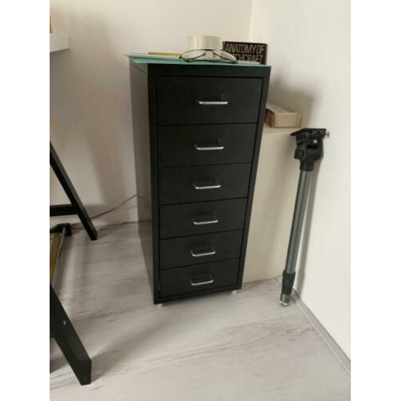 Helmer ikea ladekast zwart
