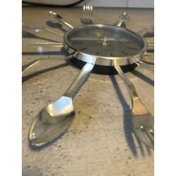 Keuken klok bestek Quartz