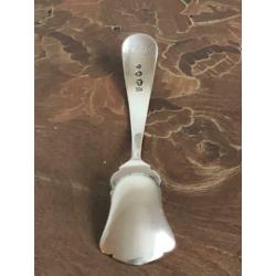 Antiek suikerschepje zilver suikerlepel lepel suiker schepje