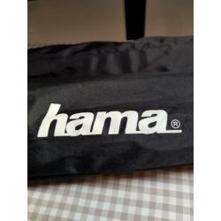 Hama statief en 2 fotodoeken zwart/wit.