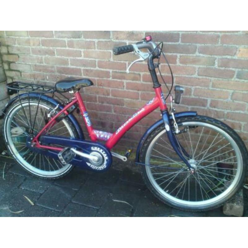 ZGAN 24inch Gazelle Cheeta kinderfiets nw licht-Axa 7-11jaar