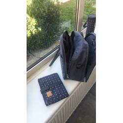 Luiertas Lassig donkerblauw