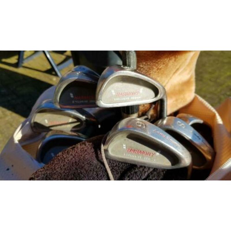 Dames golftas met Set clubs voor linkshandigen