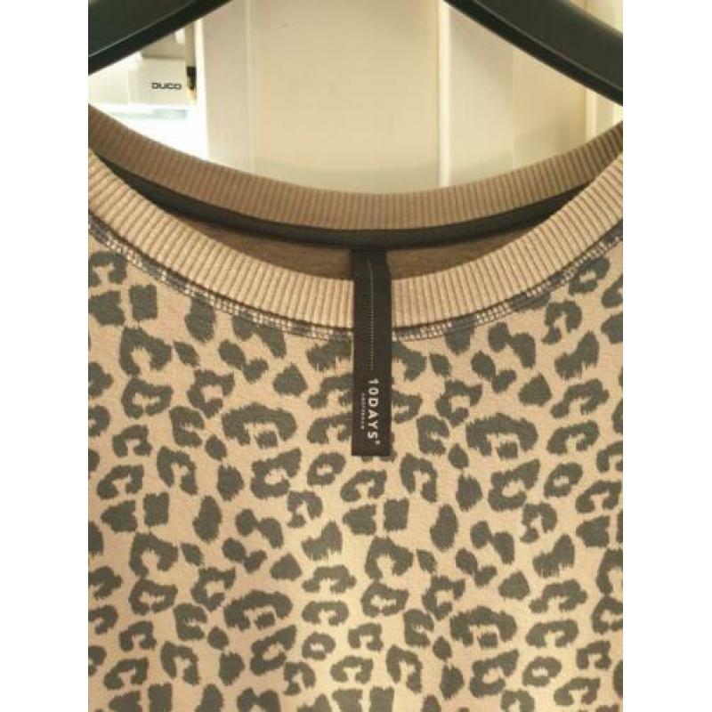 10 days, jurk , nieuw, panter/leopard maat 1 / maat 38