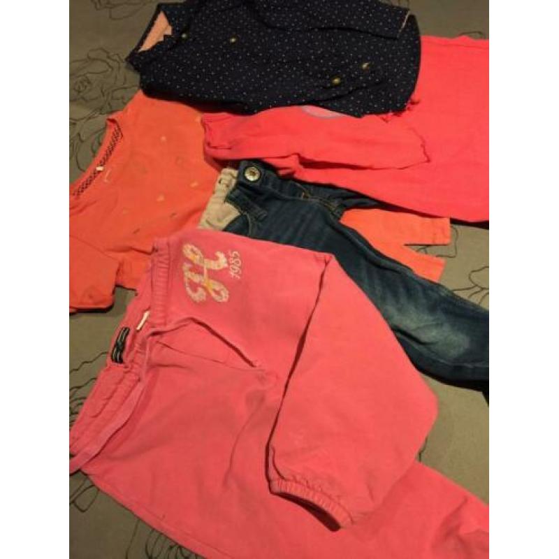 Merkkleding meisje, mt 86/92; setje met leuke kleding !
