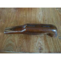 Houten laarzenknecht in dubbeloops pistool vorm