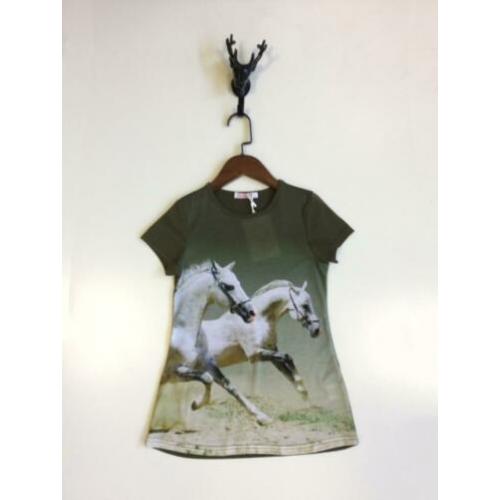 Paarden t-shirts maat 92