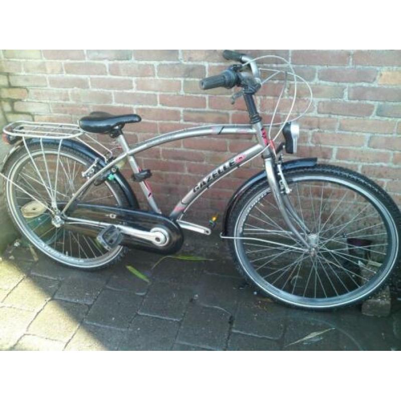 ZGAN 24inch Gazelle Cheeta kinderfiets nw licht-Axa 7-11jaar