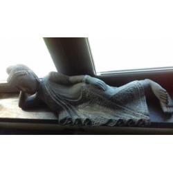 boeddha 75 cm polystone nieuwstaat