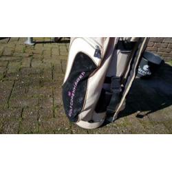 Dames golftas met Set clubs voor linkshandigen