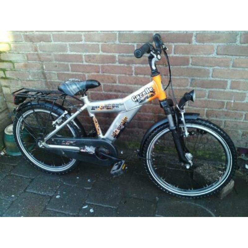 ZGAN 24inch Gazelle Cheeta kinderfiets nw licht-Axa 7-11jaar