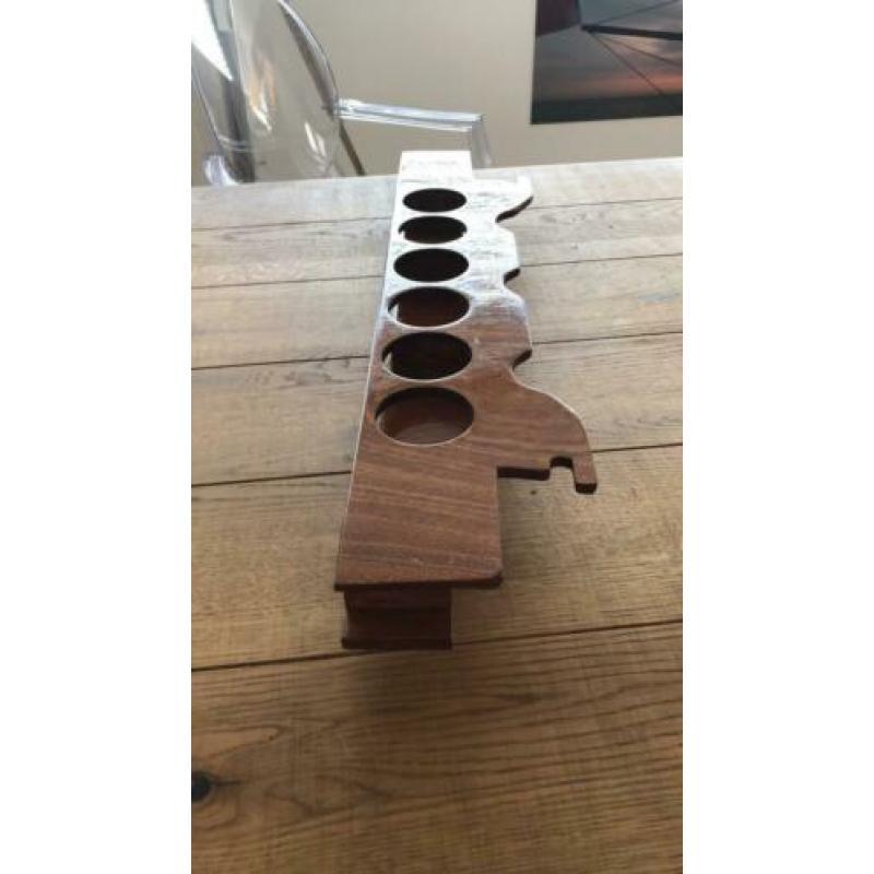 Bierblik / glazen houder voor in kajuitingang boot