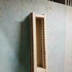 white-wash boekenstelling BRUYNZEEL 210×30 cm houten schap