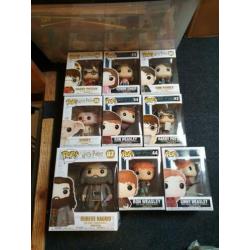 grote Harry potter funko pop set 9x